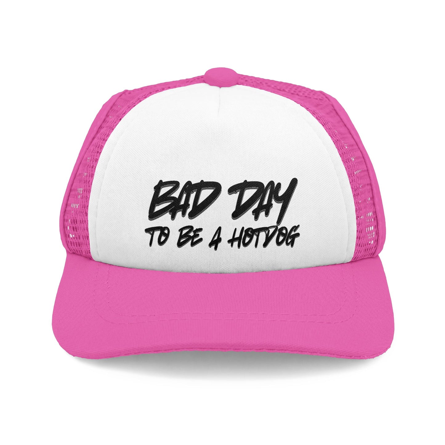 “Bad Day to Be a Hotdog” Matching Dog Foam Cap