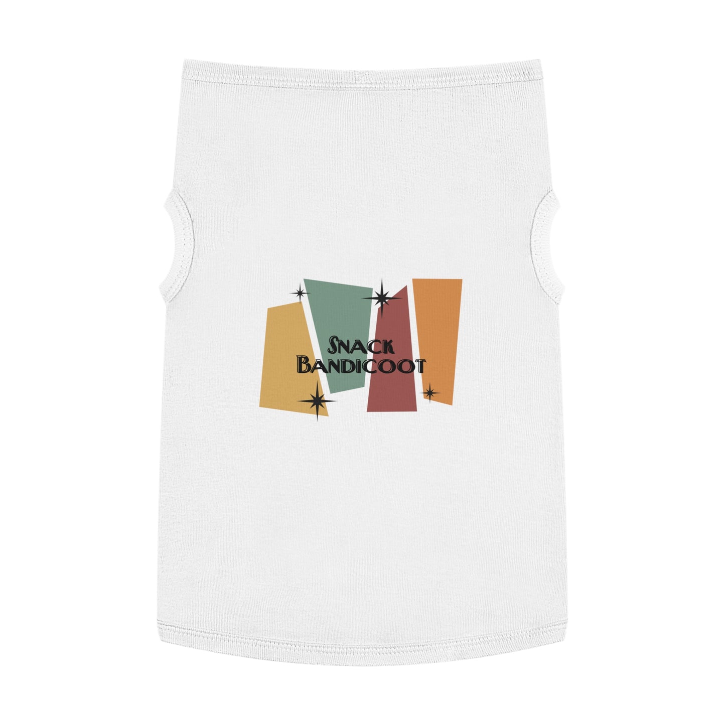 Pet Tank Top — Retro 'Snack Bandicoot' Graphic Dog/Cat Tee