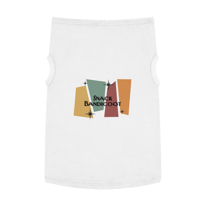 Pet Tank Top — Retro 'Snack Bandicoot' Graphic Dog/Cat Tee
