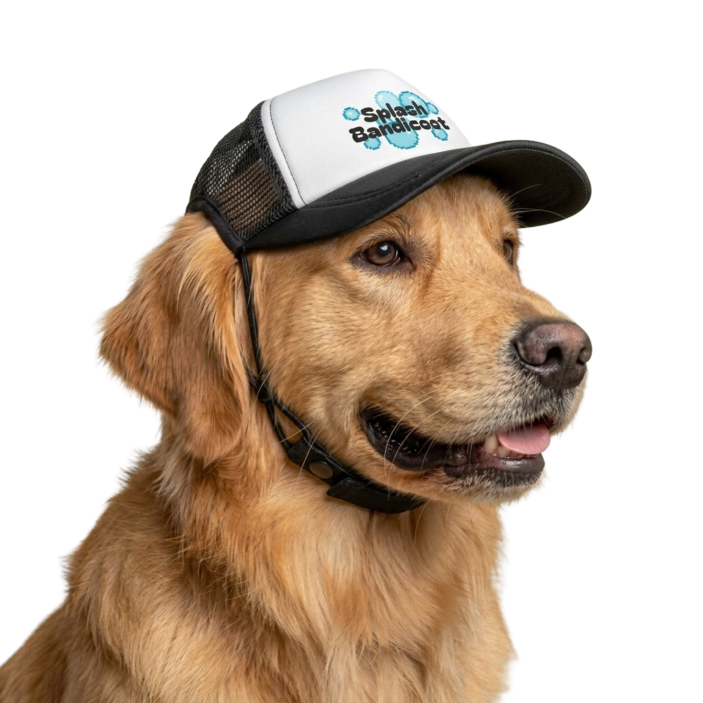 Splash Bandicoot Dog Foam Trucker Hat