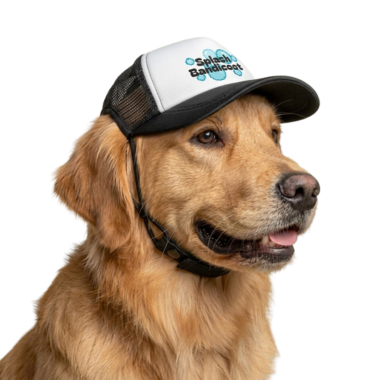 Splash Bandicoot Dog Foam Trucker Hat
