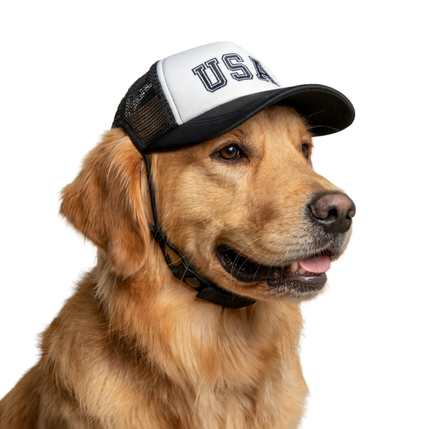 USA Foam Dog Trucker Hat – Patriotic Mesh Cap