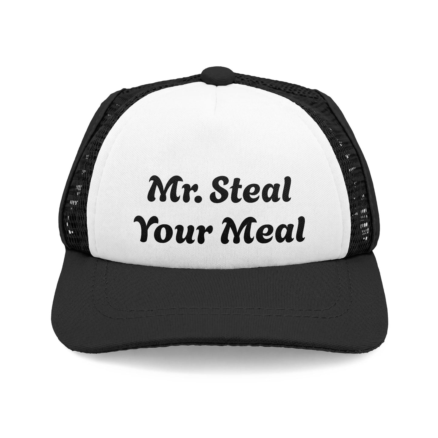 Dog Trucker Hat — "Mr. Steal Your Meal" Foam Cap