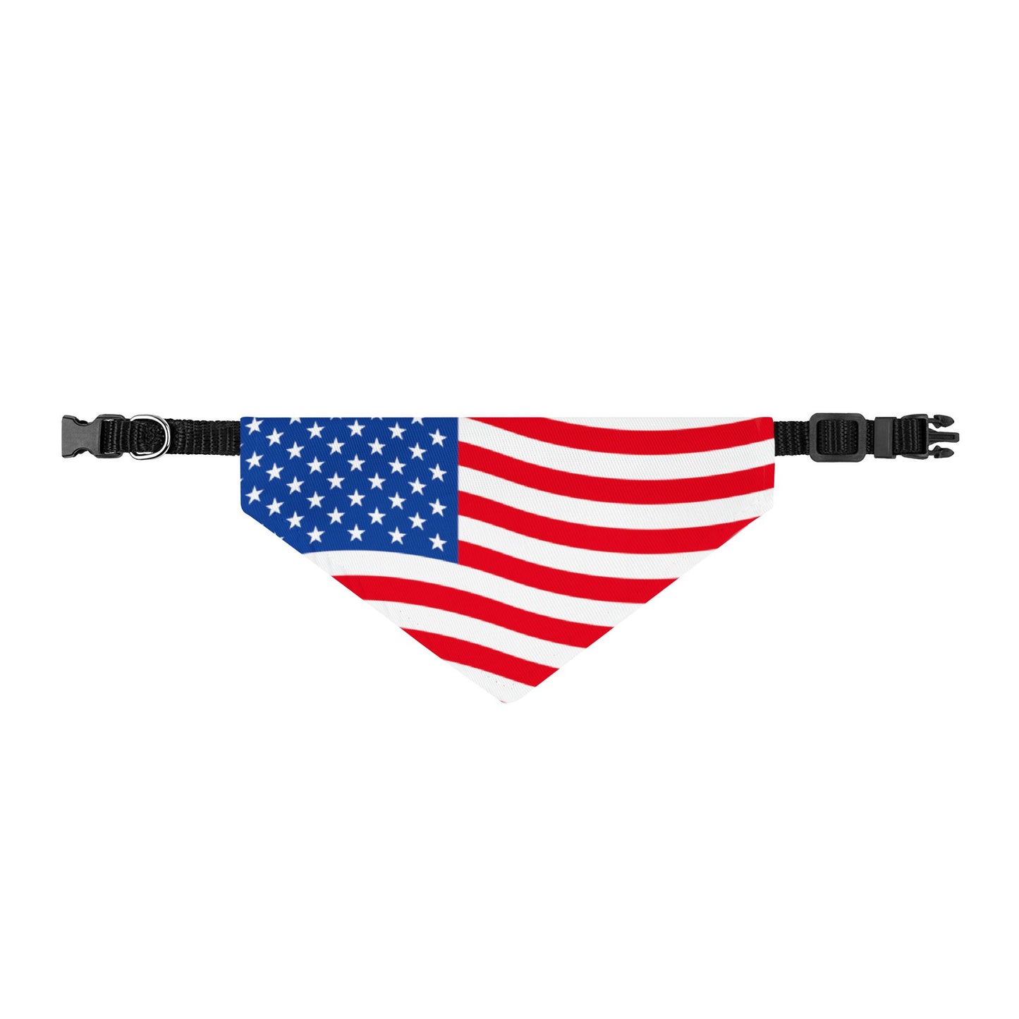 American Flag Clip-On Pet Bandana — Patriotic Dog & Cat Collar Accessory for 4th of July