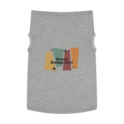Pet Tank Top — Retro 'Snack Bandicoot' Graphic Dog/Cat Tee