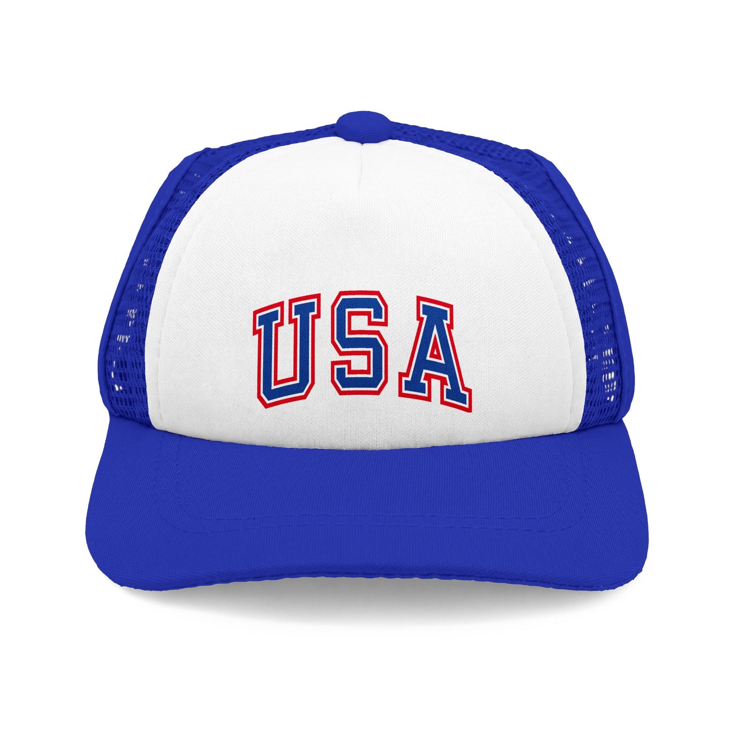USA Foam Dog Trucker Hat – Patriotic Mesh Cap