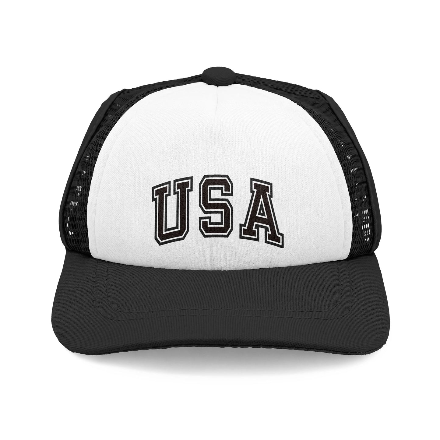 USA Foam Dog Trucker Hat – Patriotic Mesh Cap
