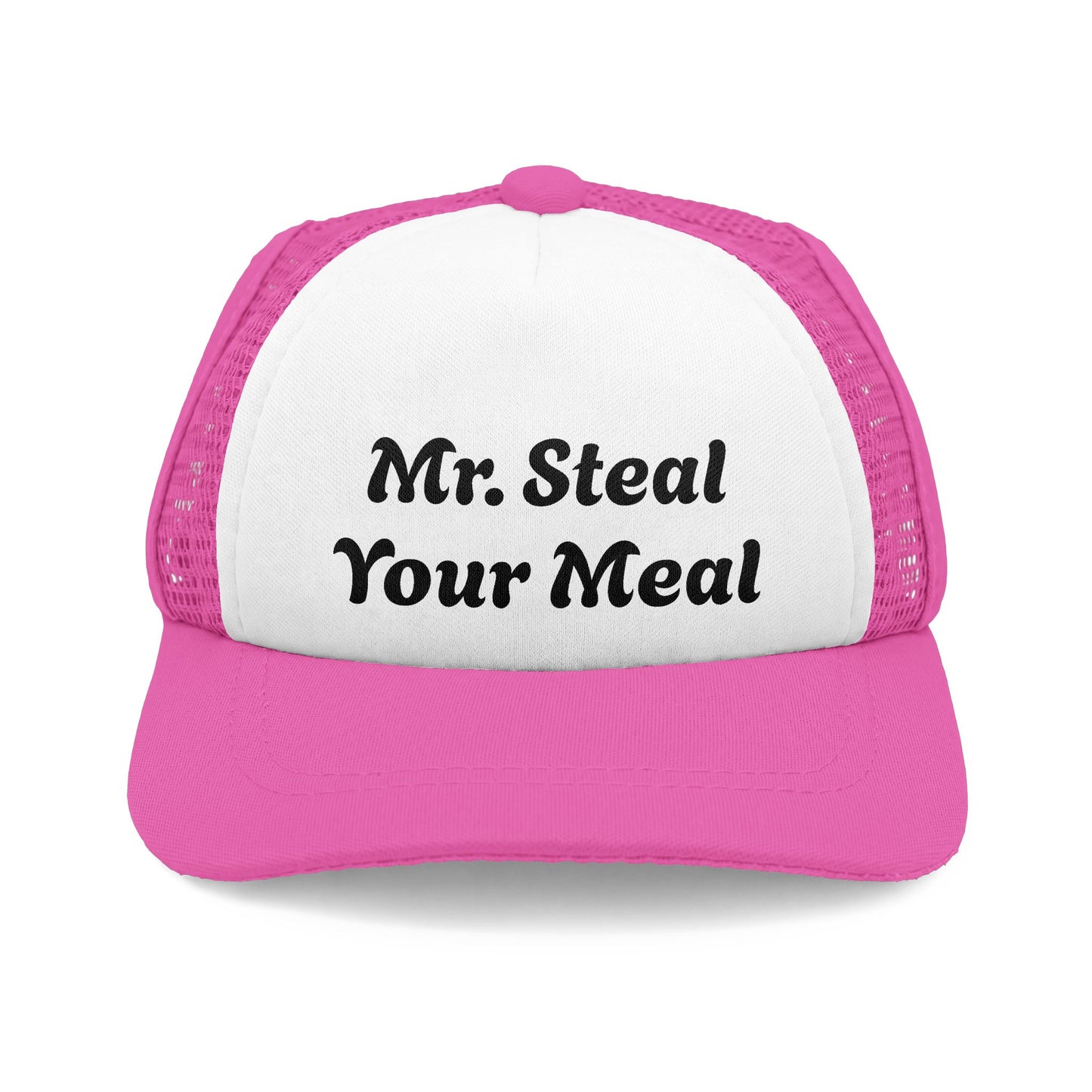 Dog Trucker Hat — "Mr. Steal Your Meal" Foam Cap