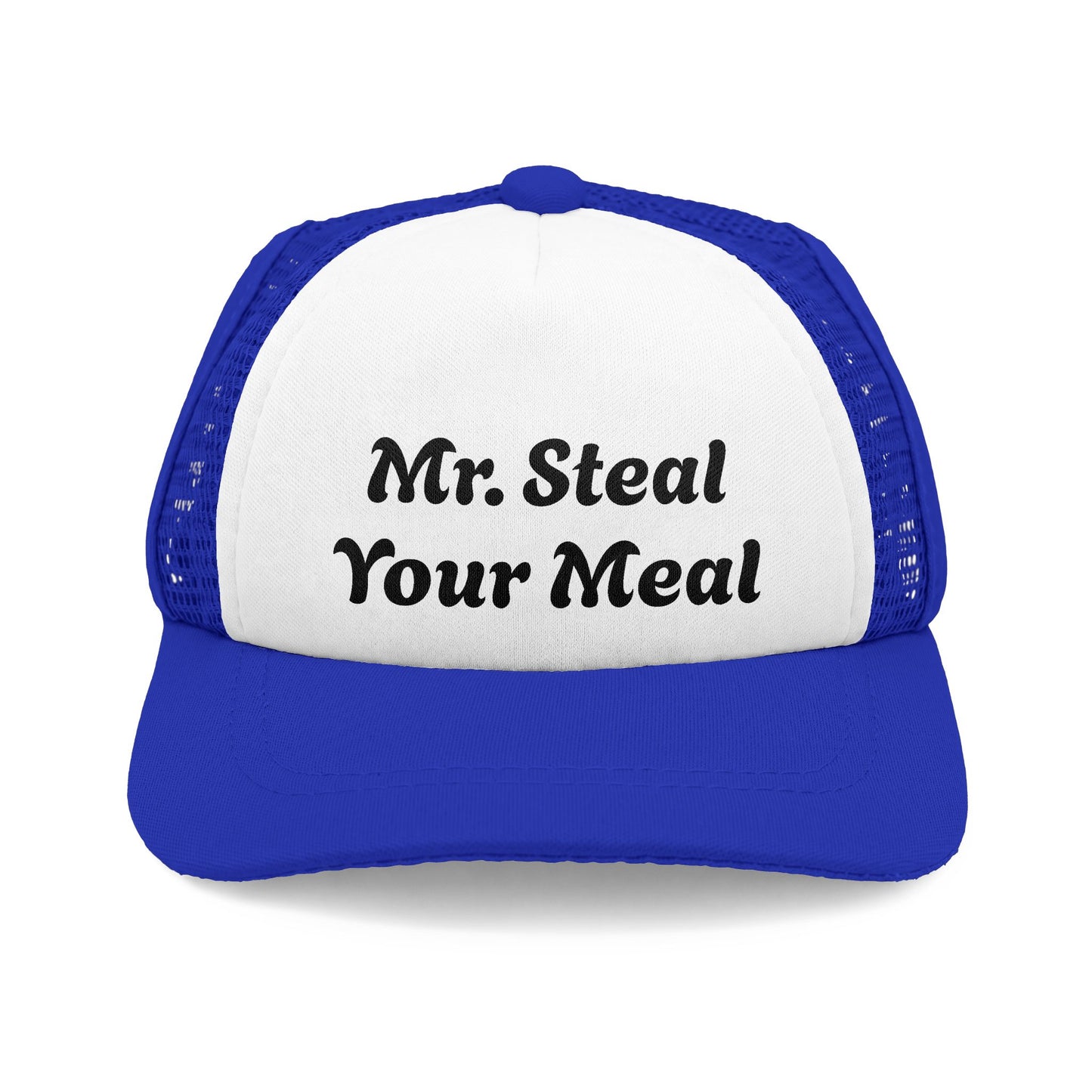 Dog Trucker Hat — "Mr. Steal Your Meal" Foam Cap