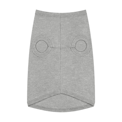Pet Tank Top — 'Hotdog Summer' Retro Pixel Flame Dog Tee
