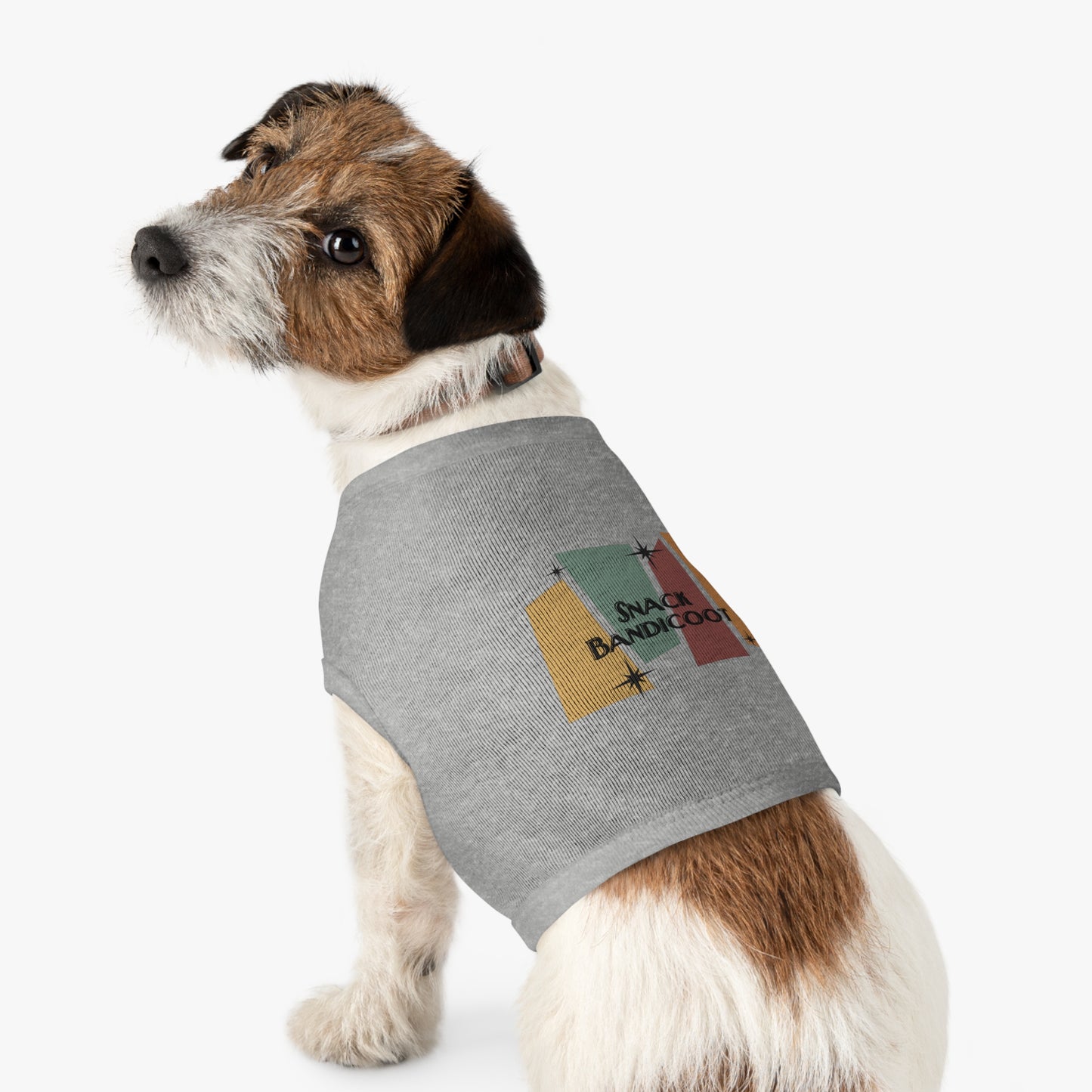 Pet Tank Top — Retro 'Snack Bandicoot' Graphic Dog/Cat Tee